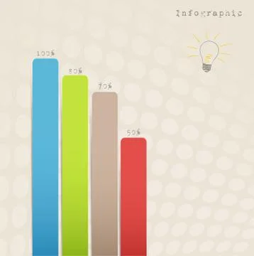 Minimal infographics Stock Illustration