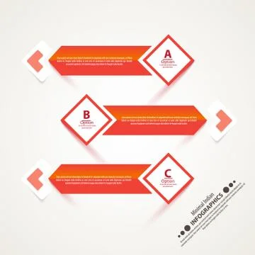 Minimal infographics. Vector Stock Illustration