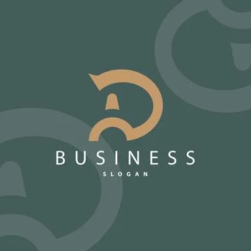 Minimal Initial AD Letter Logo, Modern And Luxury Icon Vector Template Elemen Stock Illustration