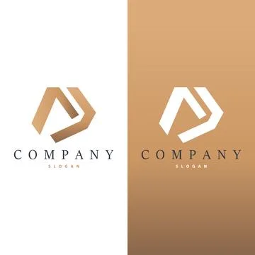 Minimal Initial AJ Letter Logo, Modern And Luxury Vector Template Stock Illustration