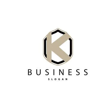 Minimal Initial K Letter Logo, Modern And Luxury Geometric Design, Icon Vec.. Stockillustratie