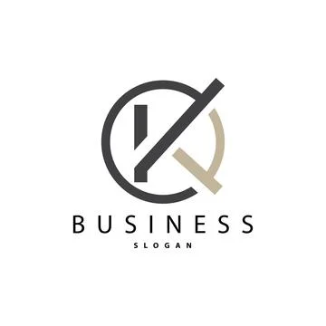 Minimal Initial K Letter Logo, Modern And Luxury Geometric Design, Icon Vec.. Stockillustratie