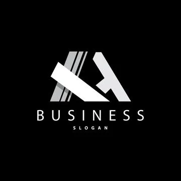 Minimal Initial A Letter Logo, Modern And Luxury Geometric Design, Icon Vec.. Stockillustratie