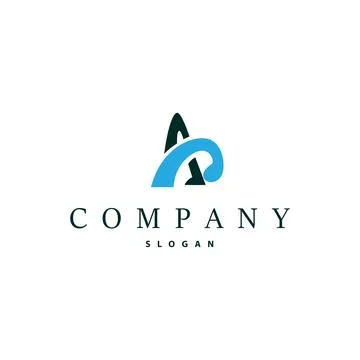 Minimal Initial A Letter Logo, Modern And Luxury Geometric Design, Icon Vec.. Stock Illustration
