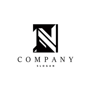 Minimal Initial N Letter Logo, Modern And Luxury Design Icon Vector Templat.. Stock Illustration