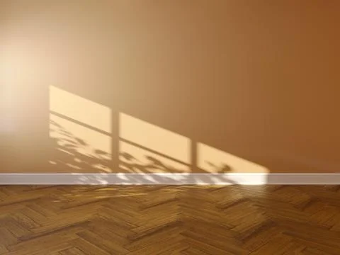 Minimal interior mock up scene. Stockillustratie