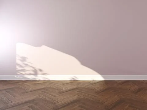 Minimal interior mock up scene. Stockillustratie