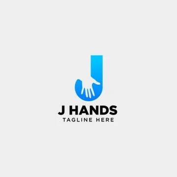 Minimal J letter, initial hand logo template vector illustration icon element Stock Illustration