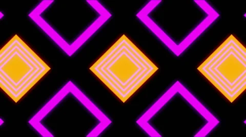 Minimal kaleidoscope squares Stock Footage 46364745