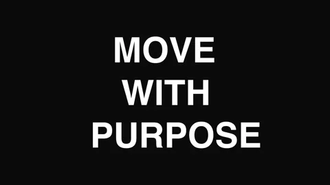 Minimal Kinetic Typography, Driven By Purpose Motivation Stock Footage 334871401