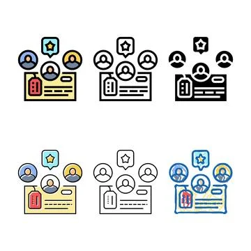 Minimal lead scoring technical sales engineer color icon vector Stock Illustration