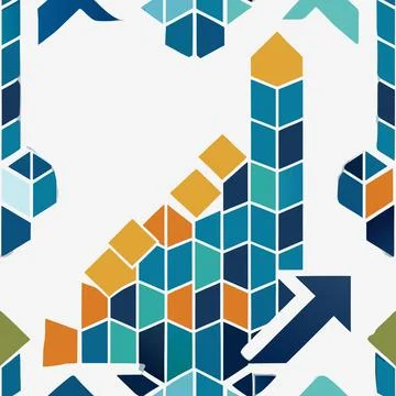 Minimal learning growth icon abstract rising Stock Illustration