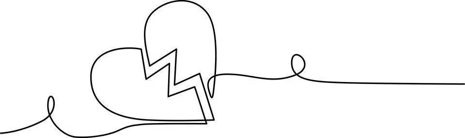 Minimal lightning bolt in a heart shape with a smiley face Vector Stock Illustration