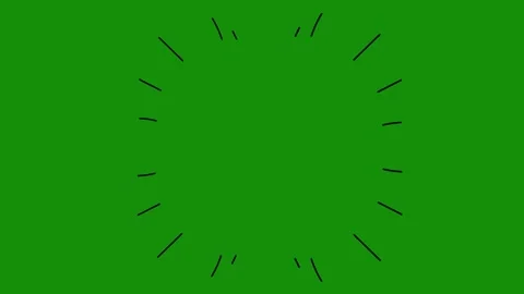 Minimal Line Circle Burst Animation (Hand-Drawn Effect) Stock-Footage 322103976