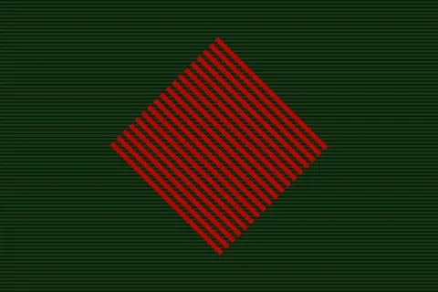 Minimal line texture vector illustration.  Green and Red  background design Stock Illustration