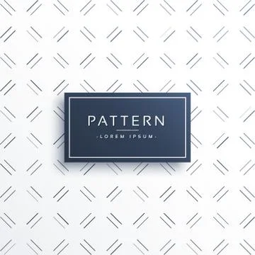 Minimal lines vector pattern background Stock Illustration