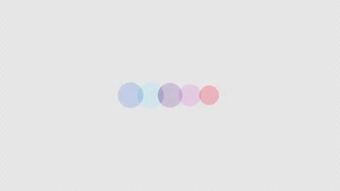 Minimal Loading Animation with Colorful Dots on White Background Stock Footage 340452000