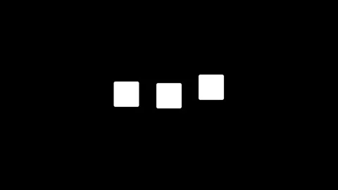 Minimal Loading Dots Progress Symbol animation. Stock Footage 336857971