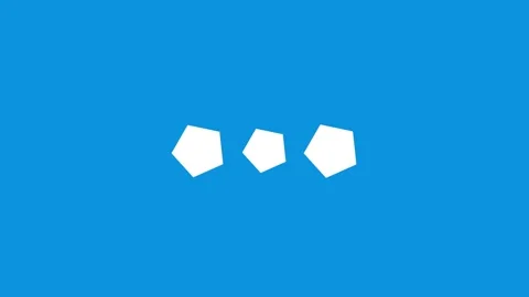 Minimal Loading Dots Progress Symbol animation. 動画素材 336857998