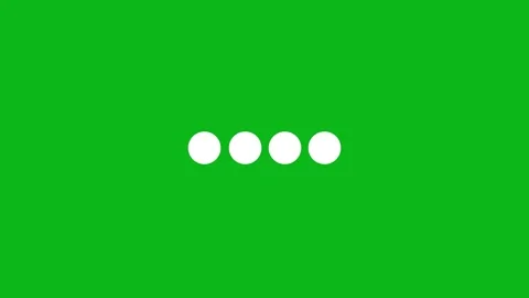 Minimal Loading Dots Progress Symbol animation. Vídeos de archivo 336858032
