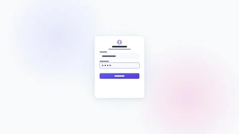 Minimal login form interface animation on a dark background Stock-Footage 346956842