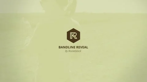 Minimal Logo Reveal (Bandline) 스톡 After Effects