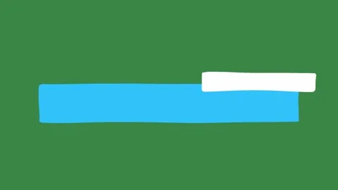 Minimal Lower Third 2D Animation on Green Screen | Banner Graphic Overlay Видео 333522267