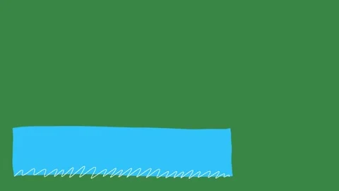 Minimal Lower Third 2D Animation on Green Screen | Banner Graphic Overlay Vidéo 333522358