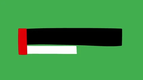 Minimal Lower Third 2D Animation on Green Screen | Banner Graphic Overlay Видео 333522411