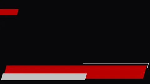 Minimal lower third template dark background vector Stock Illustration