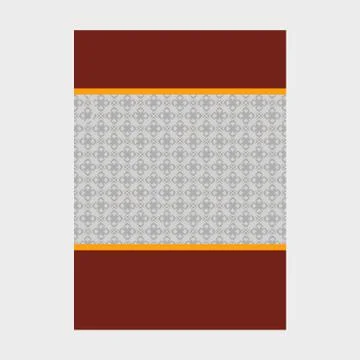Minimal luxury Cover design with pattern element for menu, invitation card, b イラスト素材
