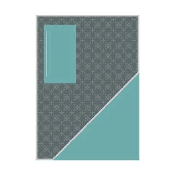 Minimal luxury Cover design with pattern element for menu, invitation card, b Stock-Illustration