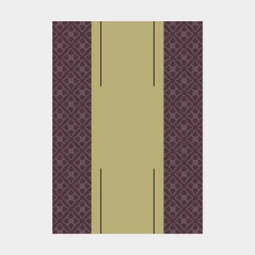Minimal luxury Cover design with pattern element for menu, invitation card, b Illustrazione stock