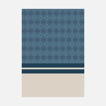 Minimal luxury Cover design with pattern element for menu, invitation card, b Illustrazione stock