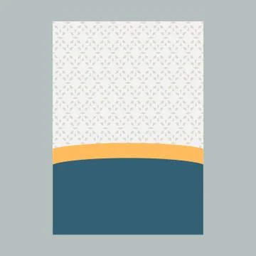 Minimal luxury Cover design with pattern element for menu, invitation card, b 스톡 일러스트