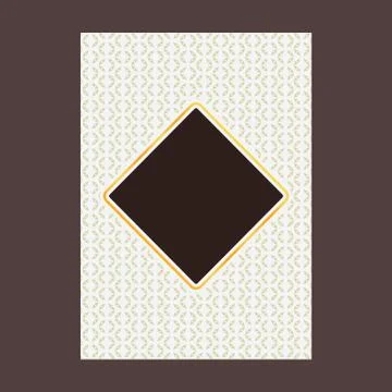 Minimal luxury Cover design with pattern element for menu, invitation card, b 스톡 일러스트