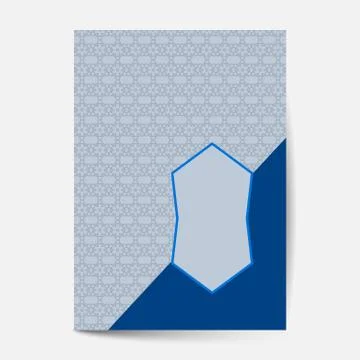 Minimal luxury Cover design with pattern element for menu, invitation card, b Stock Illustration