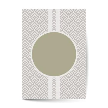 Minimal luxury Cover design with pattern element for menu, invitation card, b Stock Illustration