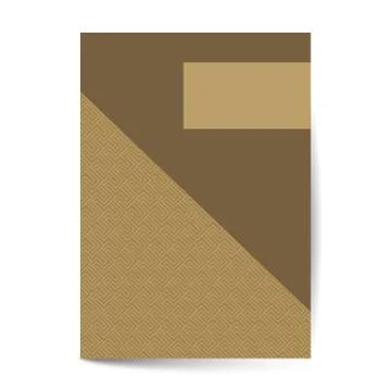 Minimal luxury Cover design with pattern element for menu, invitation card, b Иллюстрация