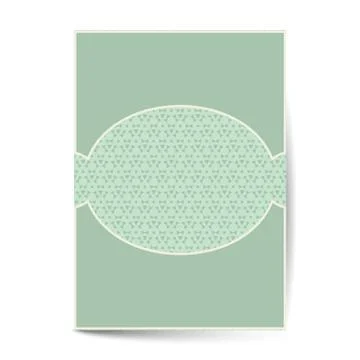 Minimal luxury Cover design with pattern element for menu, invitation card, b Illustrazione stock