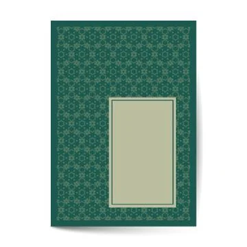 Minimal luxury Cover design with pattern element for menu, invitation card, b 스톡 일러스트
