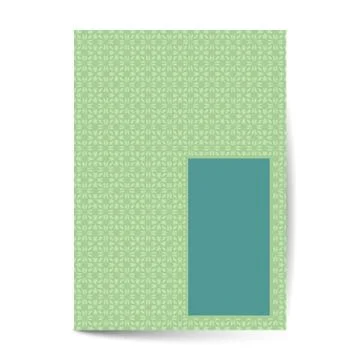 Minimal luxury Cover design with pattern element for menu, invitation card, b Stock Illustration