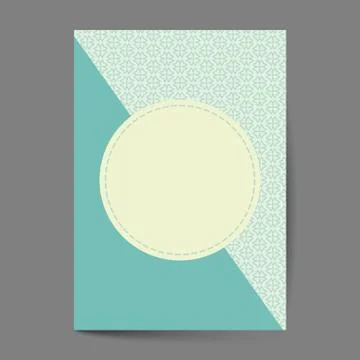 Minimal luxury Cover design with pattern element for menu, invitation card, b Stock Illustration
