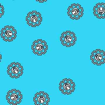 Minimal maintenance vector seamless pattern Stock Illustration