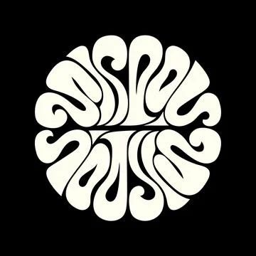 Minimal mandala clean vector white background no Stock Illustration