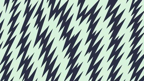 Minimal Mint Zigzag Abstract Pattern Background with Modern Dynamic Texture Stock Illustration