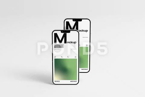 Minimal Mobile Screen Mockup PSD Template