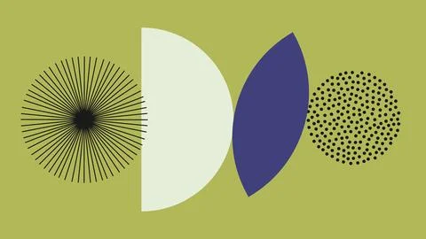 Minimal modern arc background Stock Illustration