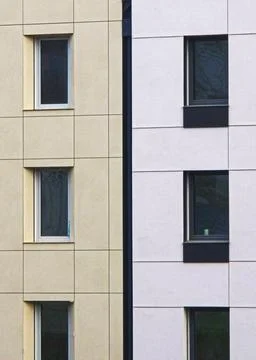 Minimal modern building facade Stock Photos