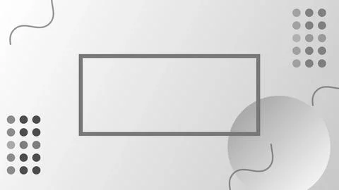 Minimal monochromatic corporate presentation style bg frame. Clean modern d.. Stock Illustration